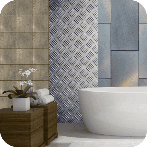 Metallic tiles