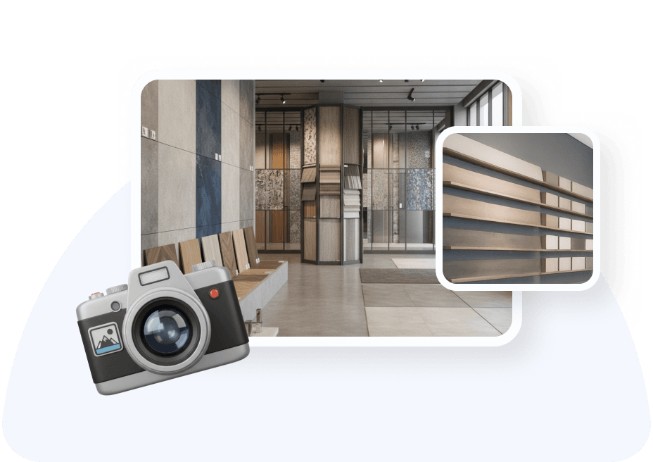 showcasing materials