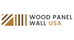 wood panel wall usa logo