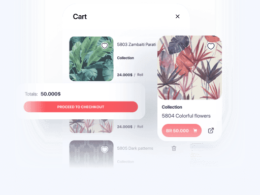 Shopping cart functionality