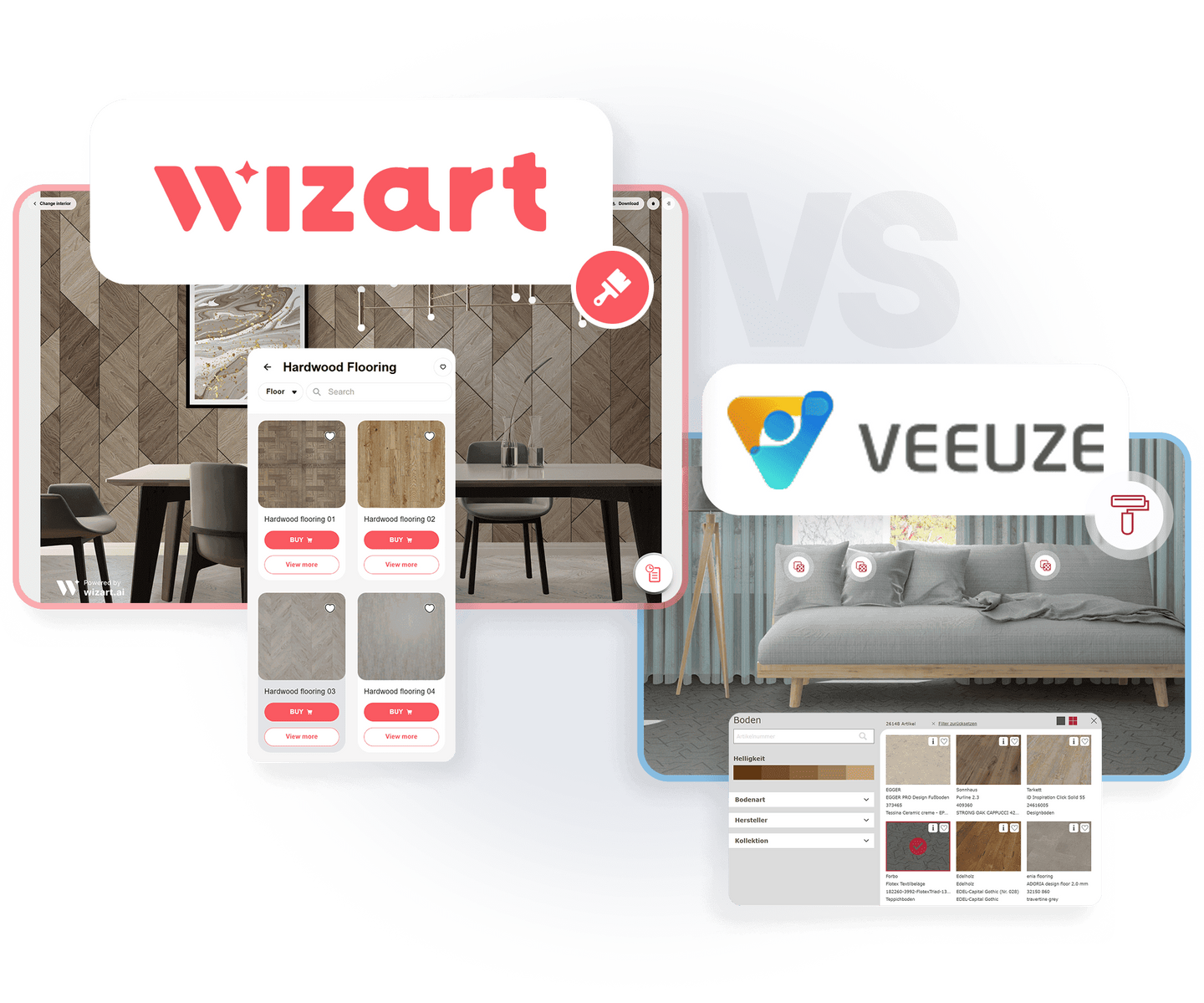 Veeuze Visualizer vs. Wizart Visualizer